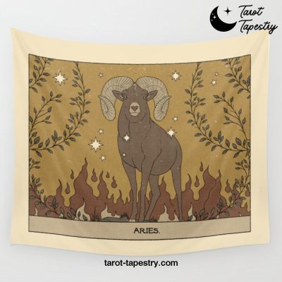 Aries Wall Tapestry Offical Tarot Tapestries Merch