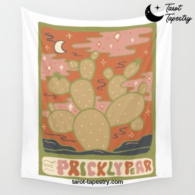 Cactus Tarot Cards- Prickly Pear Wall Tapestry Offical Tarot Tapestries Merch