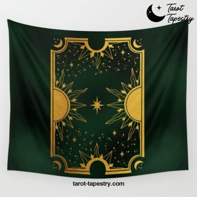 Emerald Sun Wall Tapestry Offical Tarot Tapestries Merch