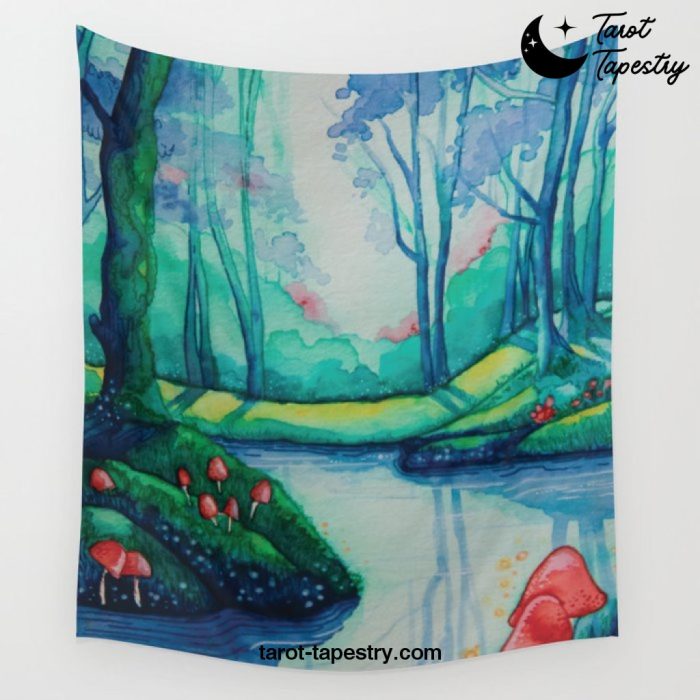 Fairy Stream Wall Tapestry Offical Tarot Tapestries Merch