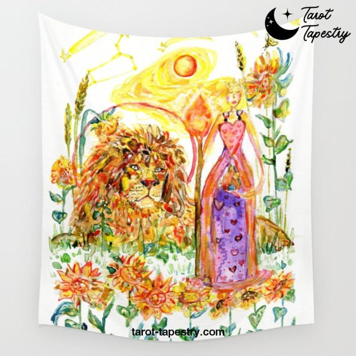 Goddess Leo Wall Tapestry Offical Tarot Tapestries Merch