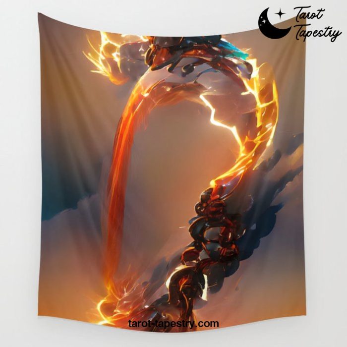 Hellfire Chain Wall Tapestry Offical Tarot Tapestries Merch