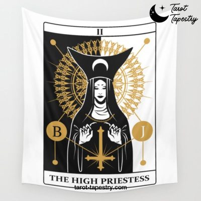 High Priestess Wall Tapestry Offical Tarot Tapestries Merch