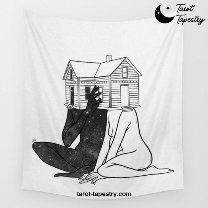 Homes meet. Wall Tapestry Offical Tarot Tapestries Merch