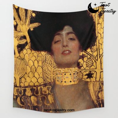 JUDITH AND THE HEAD OF HOLOFERNES - GUSTAV KLIMT Wall Tapestry Offical Tarot Tapestries Merch