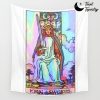 King of Swords Tarot design Wall Tapestry Offical Tarot Tapestries Merch