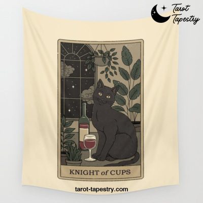 Knight of Cups Wall Tapestry Offical Tarot Tapestries Merch