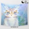 Lavadrille Cat : Guardian of the Mind Wall Tapestry Offical Tarot Tapestries Merch