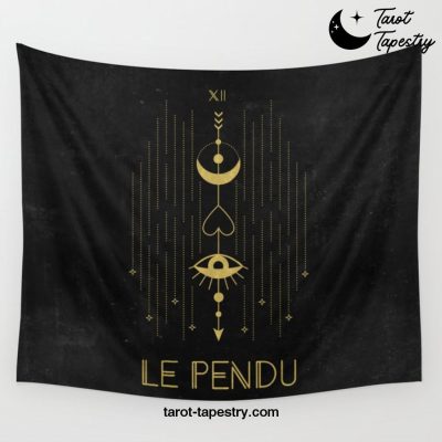 Le Pendu or The Hanged Man Tarot Wall Tapestry Offical Tarot Tapestries Merch