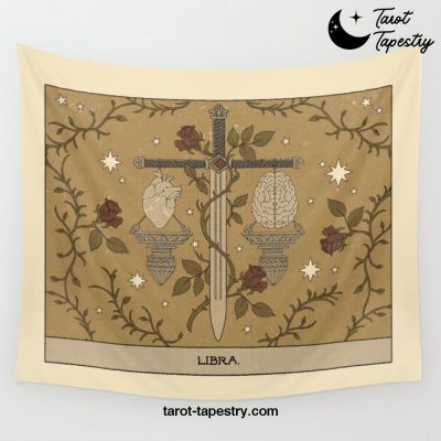 Libra Wall Tapestry Offical Tarot Tapestries Merch