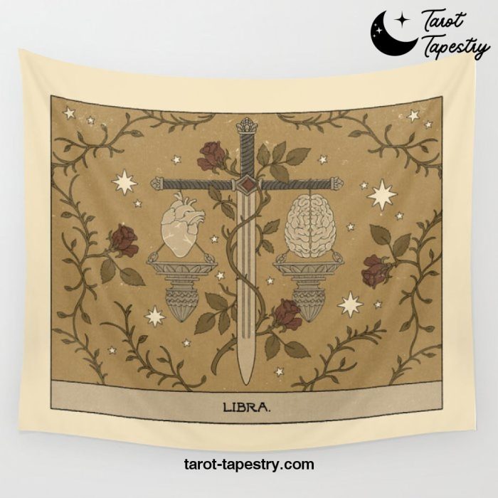 Libra Wall Tapestry Offical Tarot Tapestries Merch