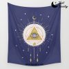 Magical night tarot illustration no5 Wall Tapestry Offical Tarot Tapestries Merch