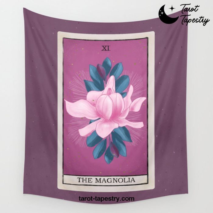 Magnolia flower Tarot Card Wall Tapestry Offical Tarot Tapestries Merch