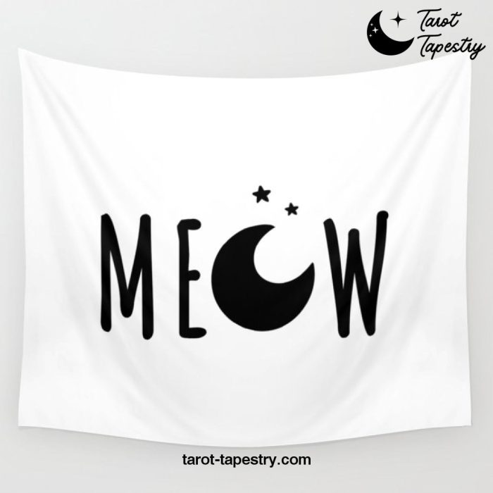 Meow Wall Tapestry Offical Tarot Tapestries Merch