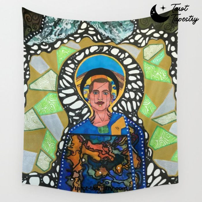 Patron of Transition or The Visionary Wall Tapestry Offical Tarot Tapestries Merch