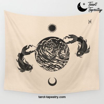 Pisces II Wall Tapestry Offical Tarot Tapestries Merch