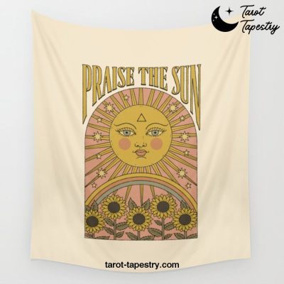 Praise The Sun Wall Tapestry Offical Tarot Tapestries Merch
