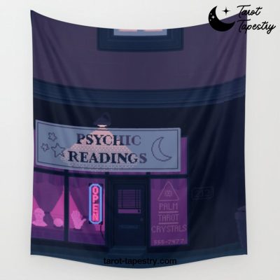 Psychic Readings Wall Tapestry Offical Tarot Tapestries Merch