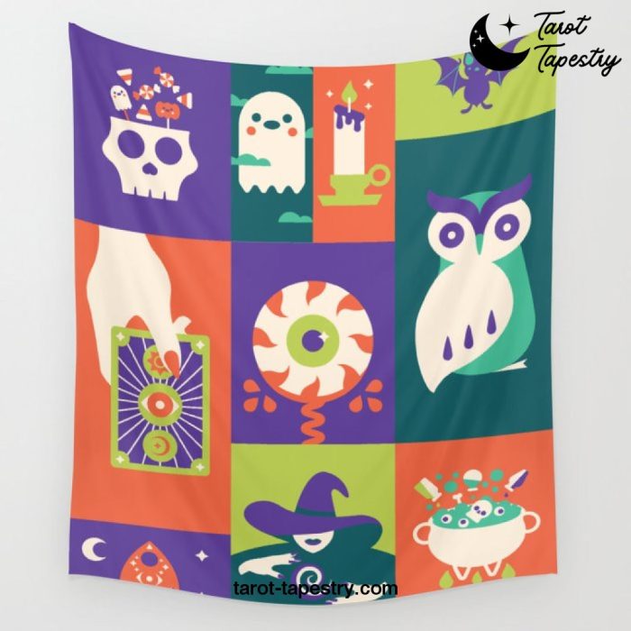 Spooky Vibes Wall Tapestry Offical Tarot Tapestries Merch