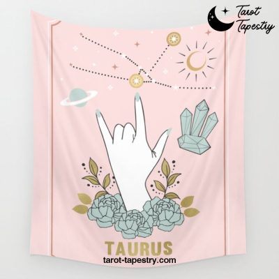 Taurus Zodiac Series Wall Tapestry Offical Tarot Tapestries Merch
