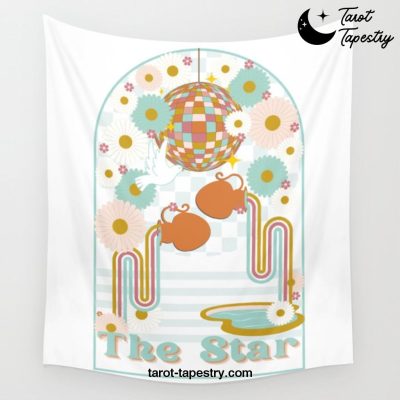The Disco Star Wall Tapestry Offical Tarot Tapestries Merch
