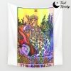 The Empress Rainbow Tarot Design Wall Tapestry Offical Tarot Tapestries Merch