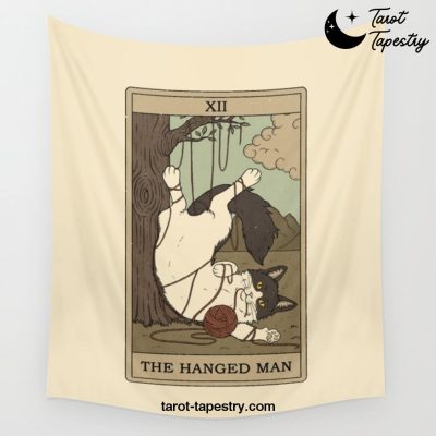 The Hanged Man Wall Tapestry Offical Tarot Tapestries Merch