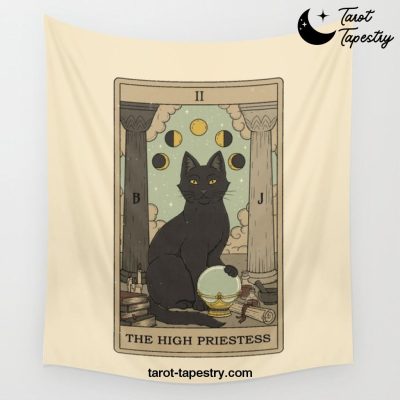 The High Priestess Wall Tapestry Offical Tarot Tapestries Merch