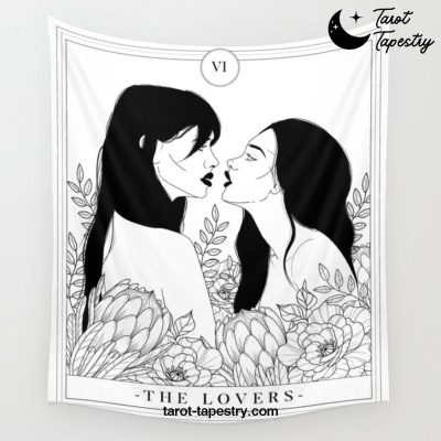 The lovers - Tarot Wall Tapestry Offical Tarot Tapestries Merch