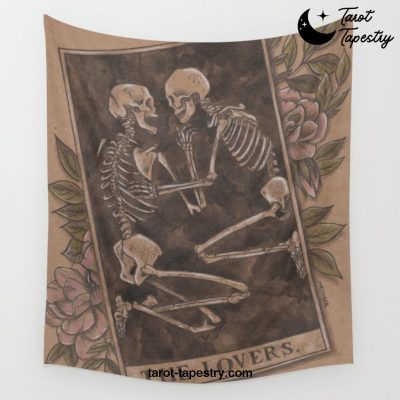 The Lovers Wall Tapestry Offical Tarot Tapestries Merch