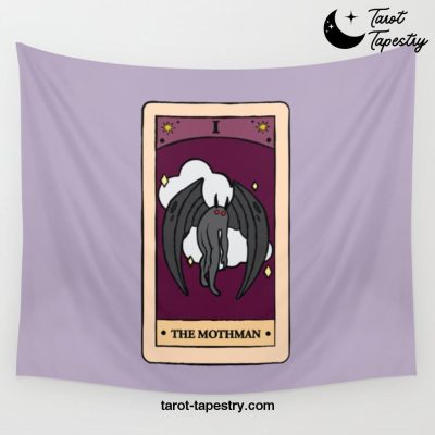 The Mothman - Cryptid Tarot Card Wall Tapestry Offical Tarot Tapestries Merch