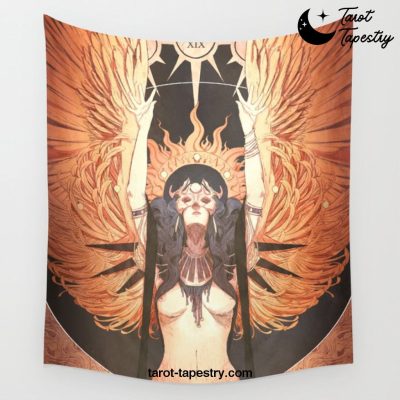The Sun Wall Tapestry Offical Tarot Tapestries Merch