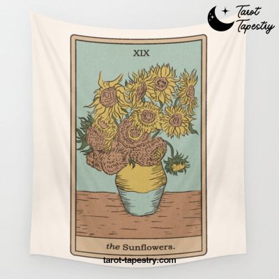 The Sunflowers Wall Tapestry Offical Tarot Tapestries Merch