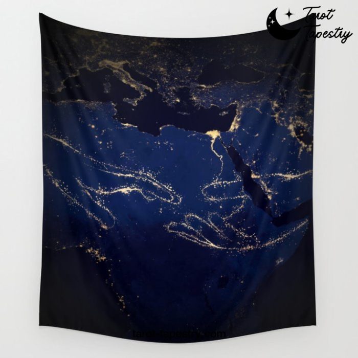 Through worlds. Wall Tapestry Offical Tarot Tapestries Merch