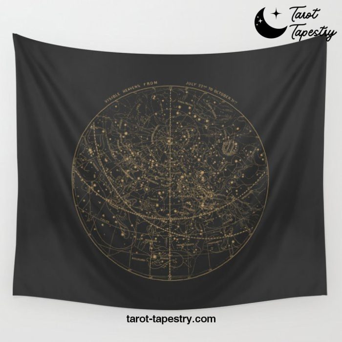 Visible Heavens - Dark Wall Tapestry Offical Tarot Tapestries Merch