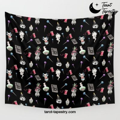 Voodoo on black Wall Tapestry Offical Tarot Tapestries Merch