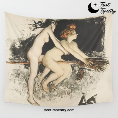 WITCHES - JEAN VEBER Wall Tapestry Offical Tarot Tapestries Merch