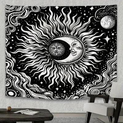 Sun Moon & Star Tapestry